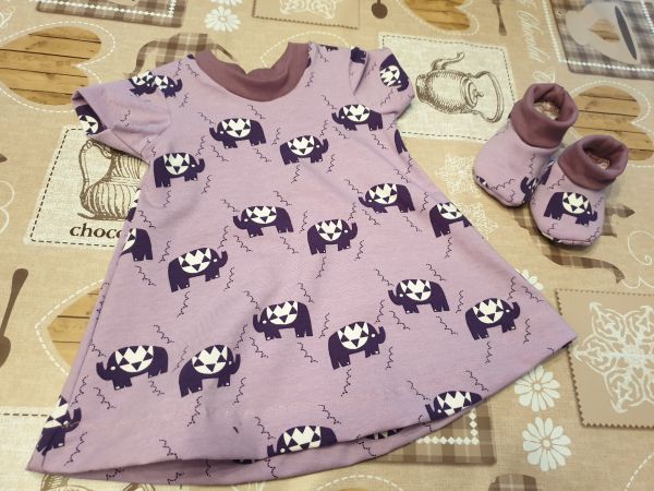 Matching booties and Karin dress