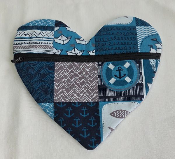 Blue maritiem pouch