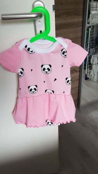 A romper with attached skirt
