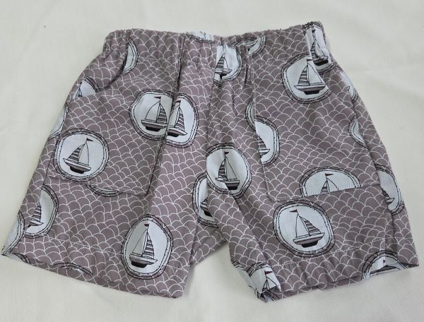 Inge brown sailboats 6-9mo