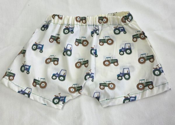 Inge white tractors 6-9mo