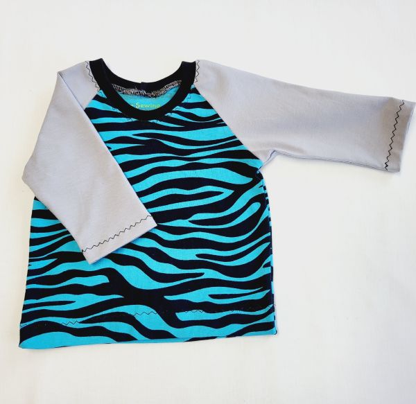 Johanna black blue stripes 3mo