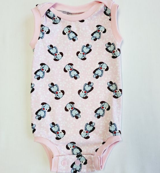 Linus pink dogs 6-9mo