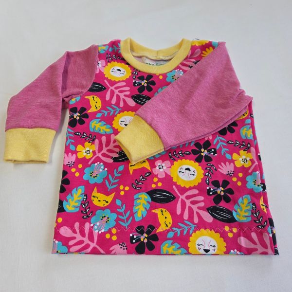 Marcus pink yellow lions 3mo