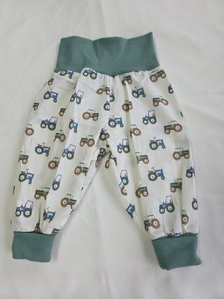 Sammy white tractors 6-9mo